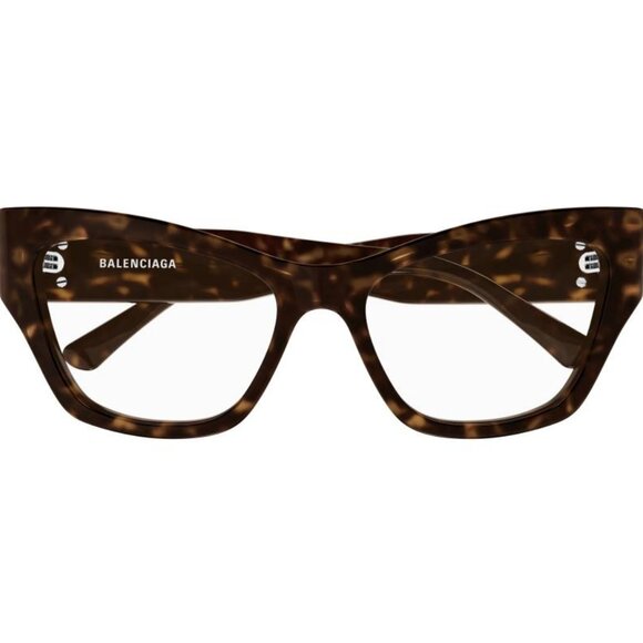 NWT BALENCIAGA SUNGLASSES WOMEN HAVANA BROWN CAT EYE EYEWEAR BALENCIAGA NEW - Picture 3 of 4